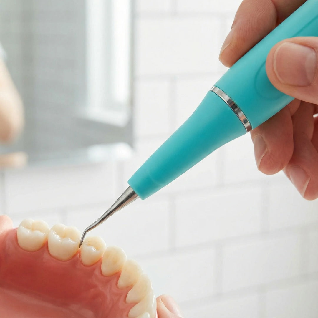 Dispozitiv Ultrasonic pentru Detartraj Acasă – Elimină Tartrul și Placa Bacteriană