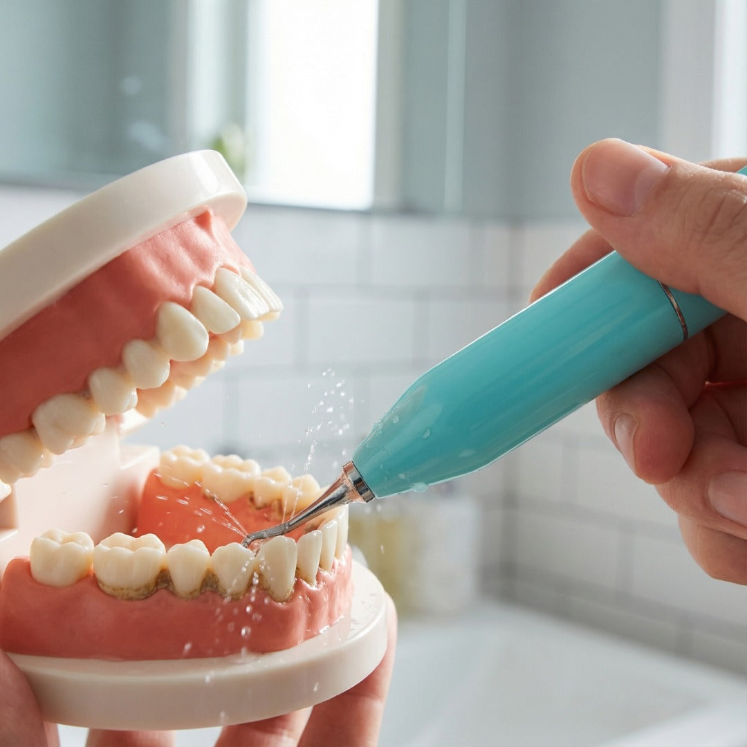 Dispozitiv Ultrasonic pentru Detartraj Acasă – Elimină Tartrul și Placa Bacteriană